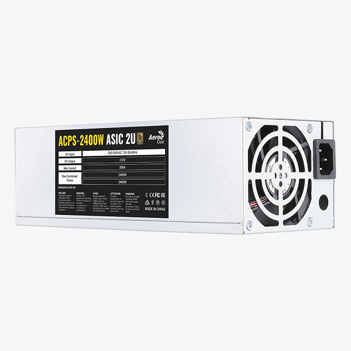 AeroCool ACPS-2400W ASIC 2U alimentation mining 2400W