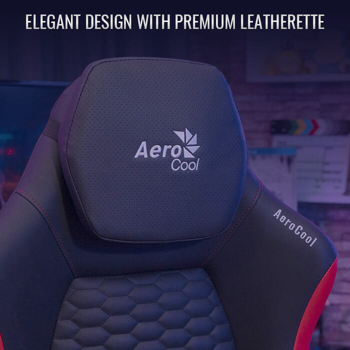 AeroCool CROWN PLUS fauteuil gamer similicuir noir