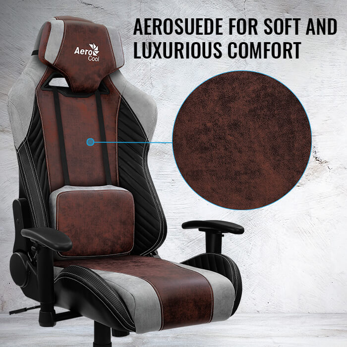 AeroCool Baron chaise gaming AeroSuede 150 kg