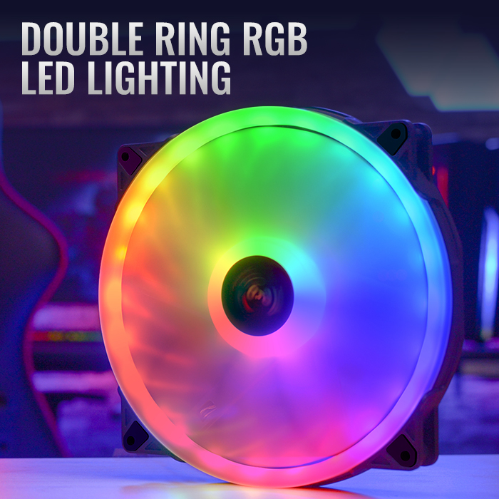 AeroCool Duo 20 ventilateur PC 200 mm ARGB