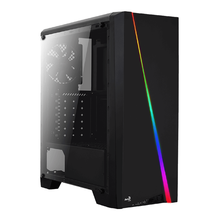 AeroCool Cylon boîtier PC moyen tour RGB vitre acrylique