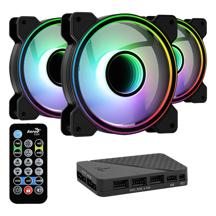 AeroCool Mirage 12 ARGB Pro ventilateur PC 120mm RGB