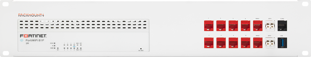 RACKMOUNT.it Fortinet Standard RM-FR-T18 kit rack FG 80F PoE