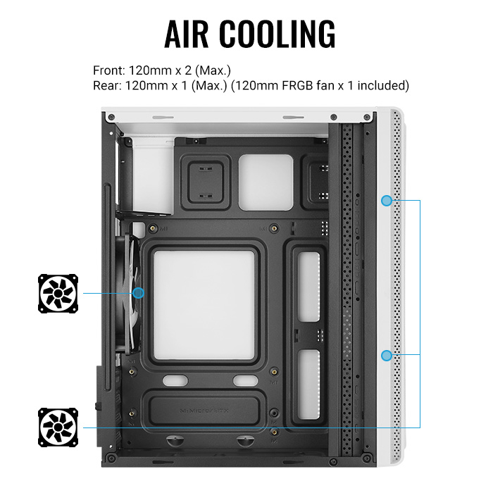 AeroCool Evo Mini White boitier PC mini tour blanc
