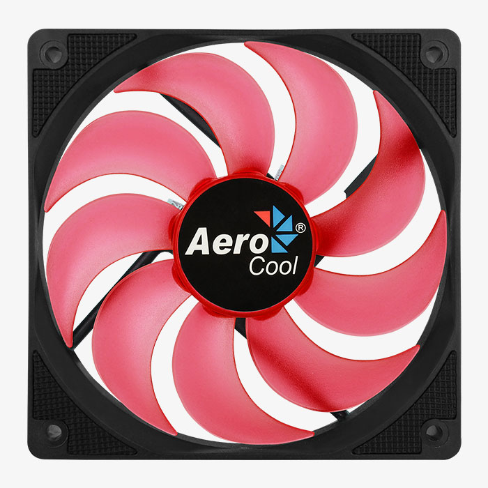 AeroCool Motion 12 Plus Red ventilateur PC LED rouge 120mm