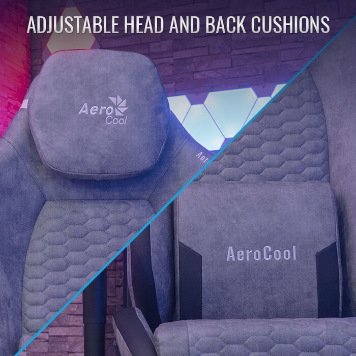 AeroCool Crown Plus chaise gaming AeroSuede noire