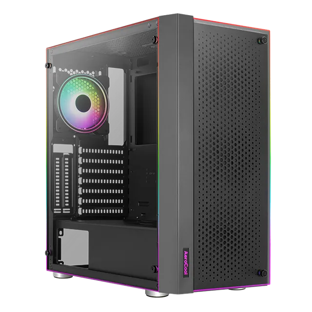 AeroCool Skribble boîtier moyen tour vitré gamer