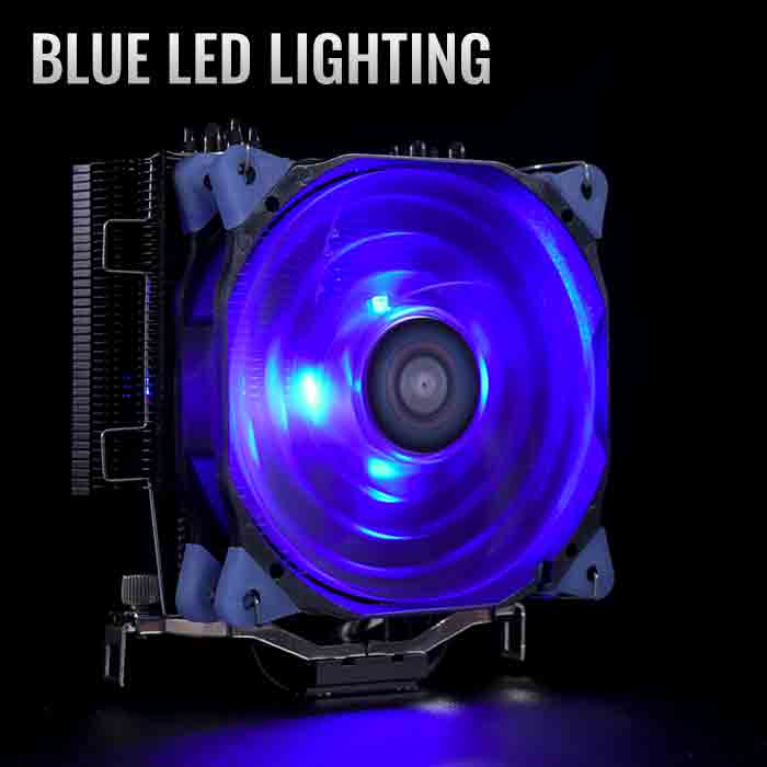 AeroCool Verkho 5 Dark ventirad CPU LED bleue 150W