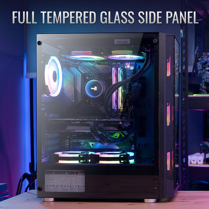 AeroCool Prism boîtier PC moyen tour noir